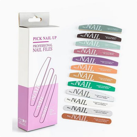 Zestaw pilników do paznokci Favre A05 – kolorowy